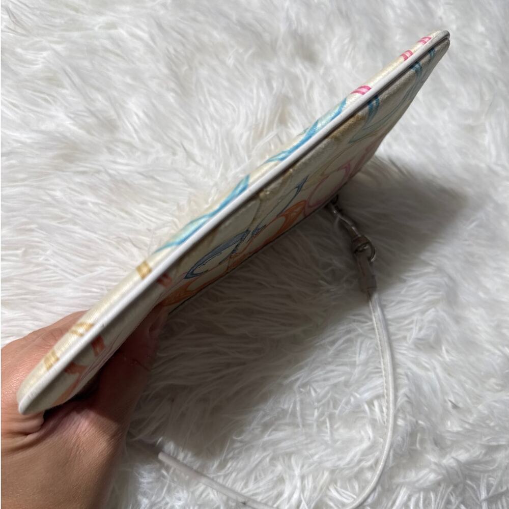 Coach Scribble Signature Fabric Multicolor Wristl… - image 3